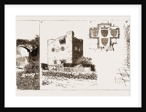 An Ancient Tower At Colosse, Near Limasol, Cyprus, 1883 by Anonymous
