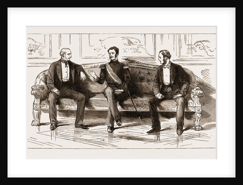 In The Smoking-room At The Elysee Palace, Paris, France, 1883 by Anonymous