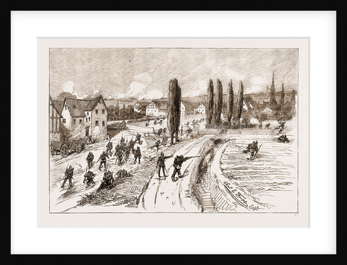 With The Eleventh Army Corps, Near Homburg: The Capture Of Eschenbach, Germany, 1883 by Anonymous