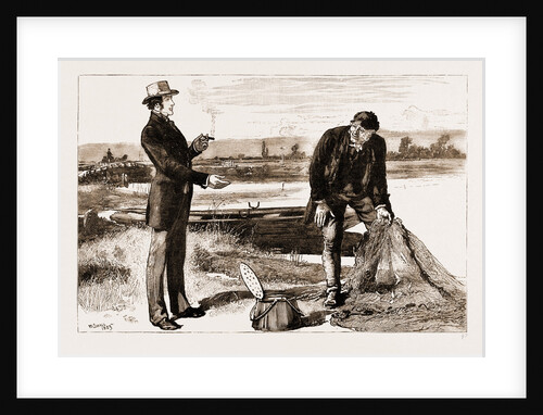 Thirlby Hall; Bunce Scrubbed His Wet Hand Violently Upon His Trousers Before He Would Take Mine, Which I Held Out To Him by William Small