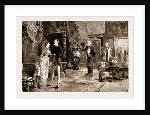Scene In Act Iv. Of Young Folks' Ways, The New Play At The St. James's Theatre, London, UK, 1883 by Anonymous