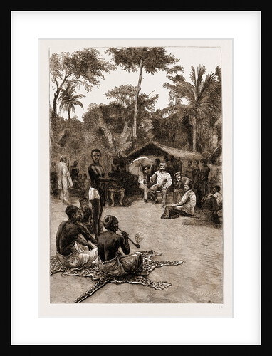 The Palaver At Kinshasha: Meeting With Stanley After Return Voyage, 1883 by Anonymous