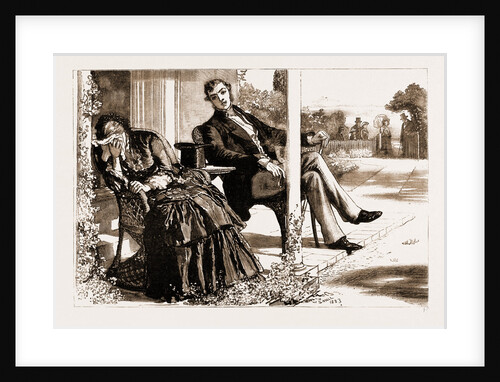 Thirlby Hall; Here They All Come, Back From Church. Now Do Please, Mrs. Warren, Stop Crying by William Small