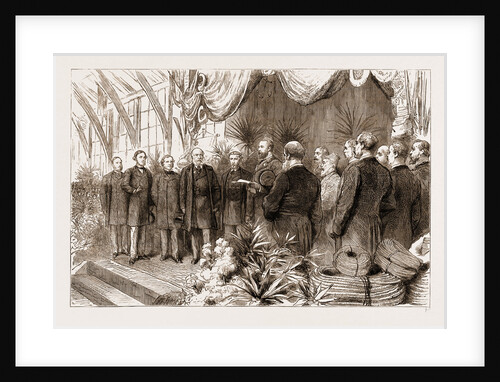 The Last Of The International Fisheries Exhibition: The Prince Of Wales Declaring The Exhibition Closed, UK, 1883 by Anonymous