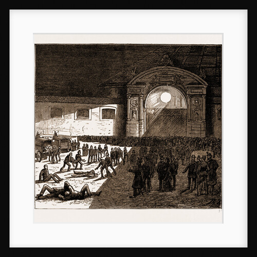 The Electric Light On The Battlefield: An Ambulance Drill In The Austrian Army At Vienna, 1883 by Anonymous