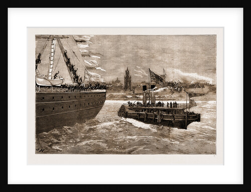 Arrival Of The Princess Louise And Marquis Of Lorne At Liverpool From Canada by Anonymous