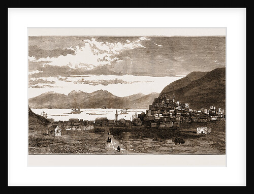 View Of The Village Of Tchesme, Anatolia, Asia Minor, Partially Destroyed During The Recent Earthquake, 1883 by Anonymous