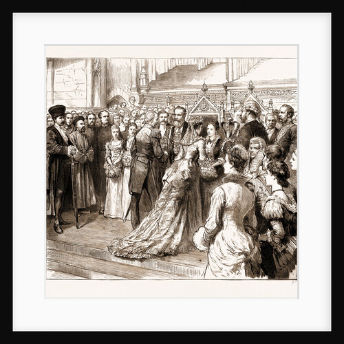 The Lord Mayor's Banquet At The Guildhall, London, UK, 1883 by Anonymous