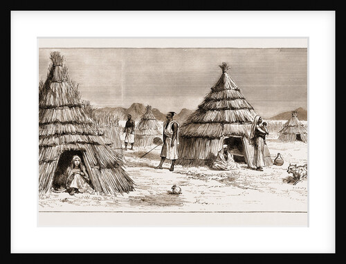 An Aristocratic Corner In A Kurdufan Village, Sudan, 1883 by Anonymous