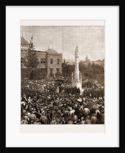 The Zulu War Memorial At Pietermaritzburg, South Africa, 1883 by Anonymous