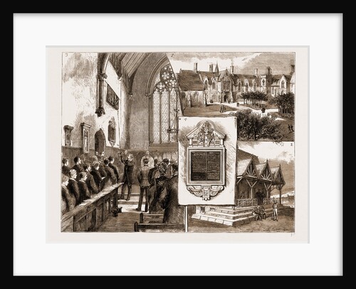 The Memorial To The Late Captain Gill At Brighton College, UK, 1883 by Anonymous