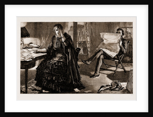 Thirlby Hall; Sit Down And Read The Papers. I Did As She Bade Me by William Small