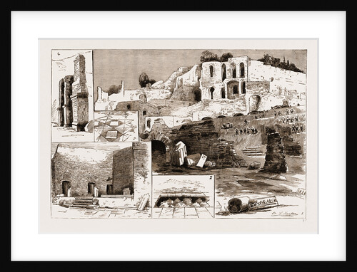 The Excavations In Rome: Discovery Of The House Of The Vestal Virgins, Italy, 1883 by Anonymous