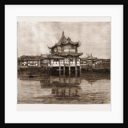 The Wu Soong Ting Tea-drinking House In The Native City, Shanghai, China, 1883 by Anonymous
