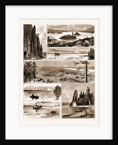 Views On The Northern Pacific Railway, U.s.a., U.s., Us, Usa, United States, United States Of America, America, 1883 by Anonymous