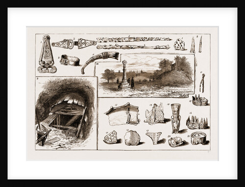 The Discovery Of A Viking's Remains At Taplow, UK, 1883 by Anonymous
