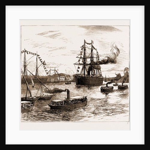 The Voyage Of The Duke And Duchess Of Connaught To India On Board The P&O Mail Steamer Cathay, 1883 by Anonymous