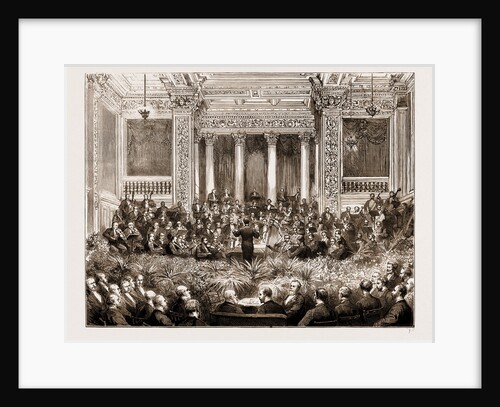 The Prince Of Wales At The Smoking-concert Of The Royal Amateur Orchestral Society In The Prince's Hall by Anonymous