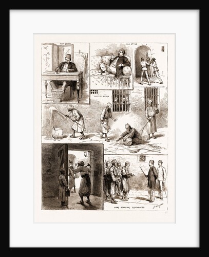 Scenes From The Egyptian Prisons, Cairo, 1883 by Anonymous