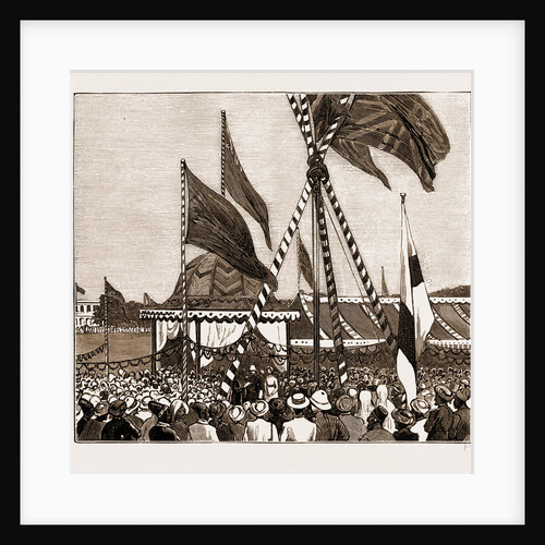 The Duke And Duchess Of Connaught At Bombay, India, 1883 by Anonymous