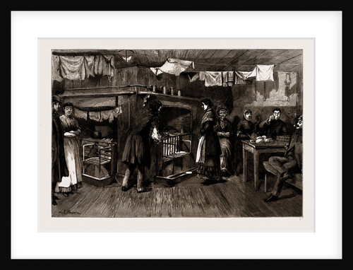 The Kitchen Of A Common Lodging House, Spitalfields, London, UK, 1886 by Anonymous