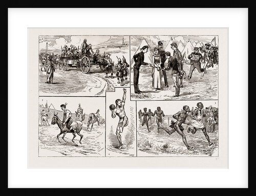 Sports At Fort Curtis, Etshowe, Zululand, 1886 by Anonymous