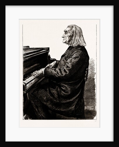 Celebrities Of The Day: The Abbe Liszt, 1886 by Anonymous