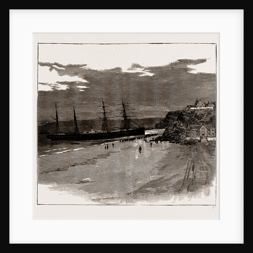 The Monarch Line Steamer, Persian Monarch, On Shore At Torcross, Near Dartmouth, UK, 1886 by Anonymous