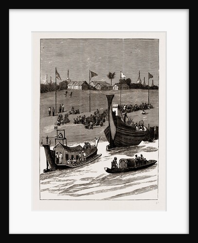 With Lord Dufferin In Burma: The Viceroy's Return To Rangoon Down The Irrawaddy, 1886 by Anonymous