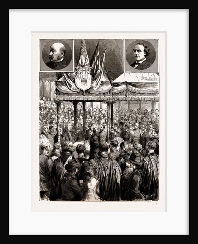 The Queen Laying The Foundation-stone Of The New Medical Examination Hall On The Victoria Embankment, 1886 by Anonymous