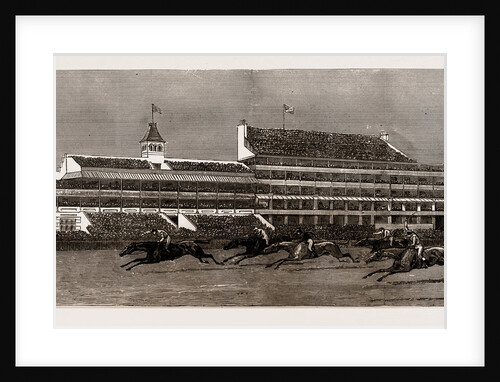 The New Royal Stand At Epsom, UK, 1886 by Anonymous