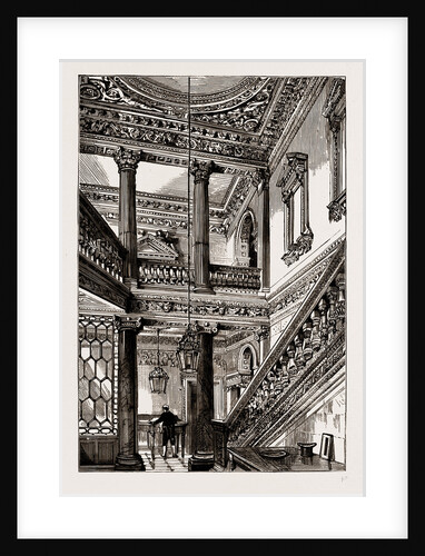 Entrance Hall And Staircase by Anonymous