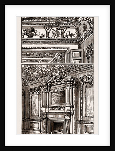 Painted Ceilings To Drawing Rooms, Mantelpiece Of Room On Ground Floor by Anonymous