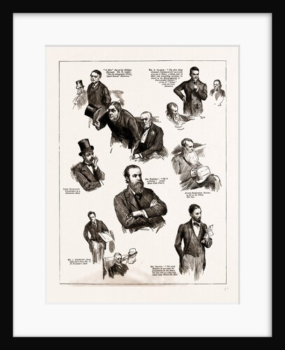 The Home Rule Debate: Notes In The House Of Commons, London, UK, 1886 by Anonymous