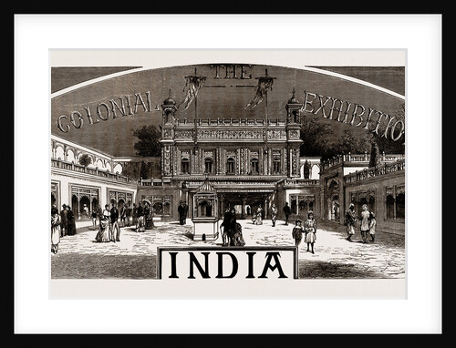 The Courtyard, Indian Palace, 1886 by Anonymous