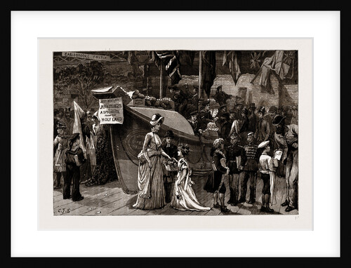 The Red, White And Blue Bazaar At The Agricultural Hall, Opened By The Duke Of Connaught, In Aid Of The Homes For Little Boys At Farningham And Swanley, UK, 1886 by Anonymous