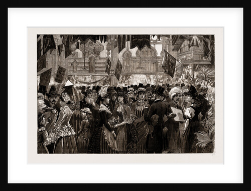 Fancy Fair At The Athenaeum, Camden Road, In Aid Of The North-west London Hospital, UK, 1886 by Anonymous