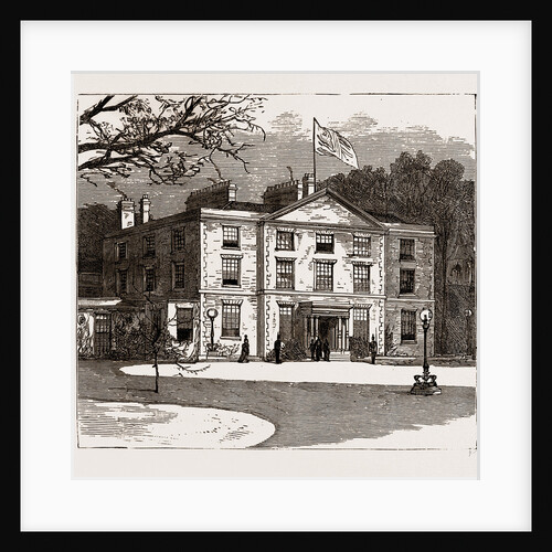 The Opening Of The International Exhibition Of Navigation And Manufactures By The Queen At Liverpool: Newsham House, Where The Queen Stayed During Her Visit To Liverpool, UK, 1886 by Anonymous