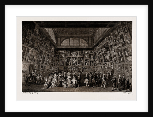 George III. And The Royal Family At The Private View Of The Royal Academy Exhibition, 1788, Uk by Anonymous