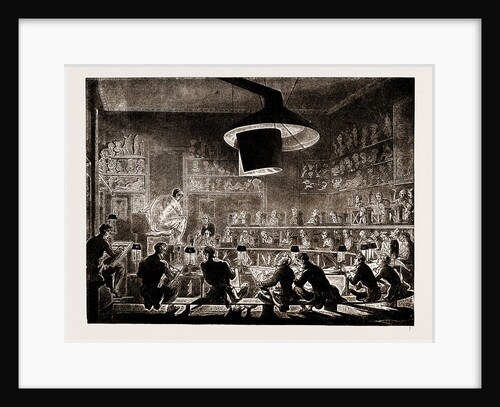 The Life School Of The Academy, Somerset House, UK, 1886, T. Rowlandson And Pugin by Anonymous