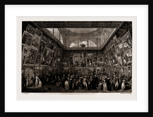 Viewing The Exhibiti)n Of The Royal Academy, 1787, London, Uk by Anonymous