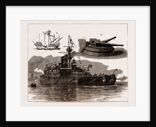 The Accident On Board H.M.S. Collingwood, 1886 by Anonymous