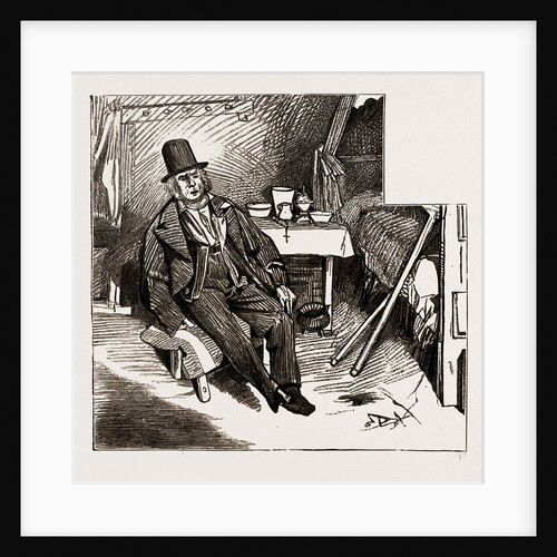 Boycotting In Ireland: Mike Flynn, Aged 70, Who Was Shot In The Leg With Marbles On Suspicion Of Having Paid His Rent, 1886 by Anonymous
