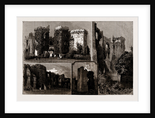 The Ruins Of Raglan Castle, Near Monmouth, UK, 1886 by Anonymous