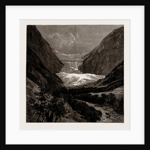 The Brixdal Glacier, Norway, 1886 by Anonymous