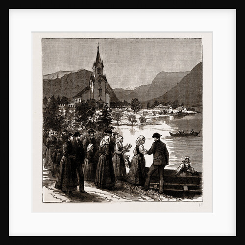 Going Home From Church, Norway, 1886 by Anonymous