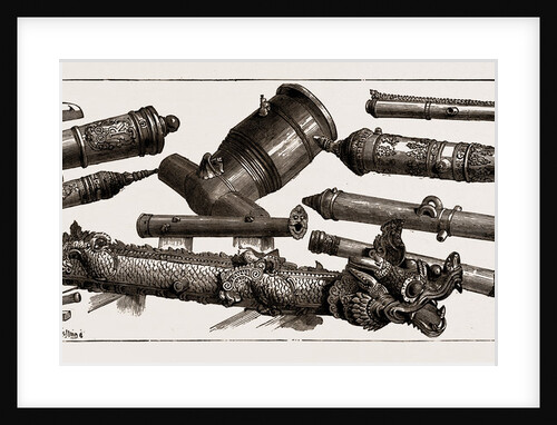 The Fighting With Dacoits In Burma: Some Captured Burmese Guns, 1886 by Anonymous