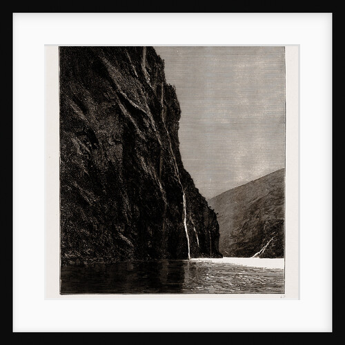 The Seven Sisters, Geiranger Fjord, Norway, 1886 by Anonymous