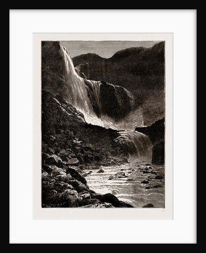 The Skjaeggedalsfos, Hardanger, Norway, 1886 by Anonymous