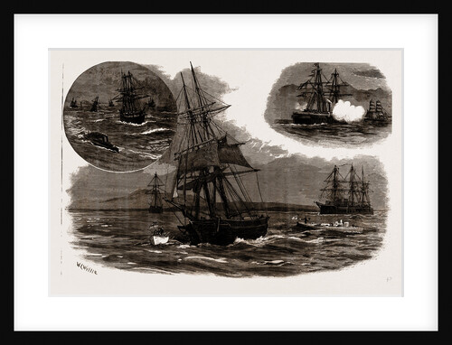 The Blockade Of The Greek Ports: In The Gulf Of Athens, Greece, 1886 by Anonymous